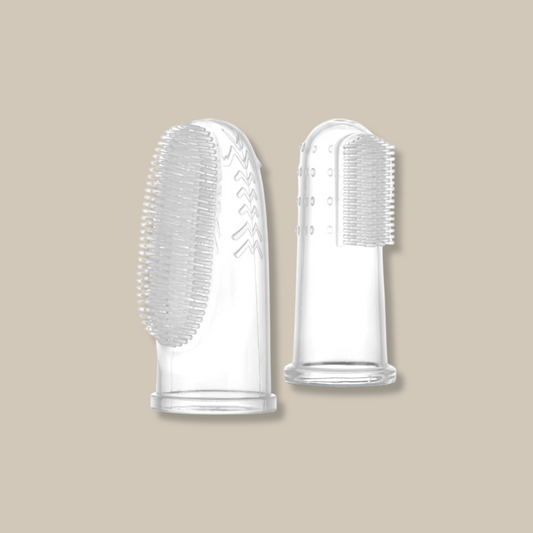 Silicone Finger Toothbrush 2pk (S&L) Haakaa