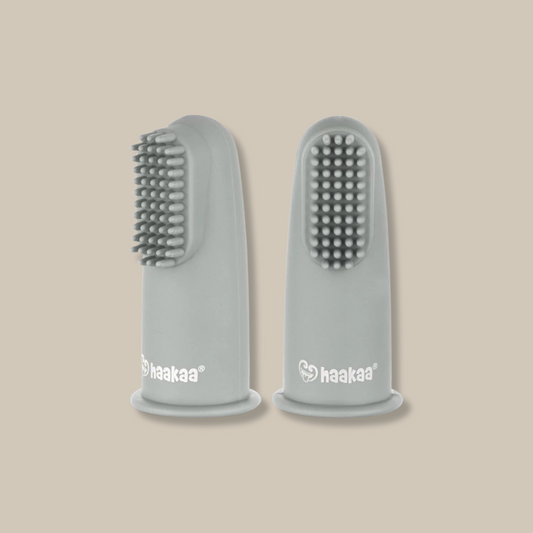 Silicone Finger Toothbrush (2pk) Haakaa