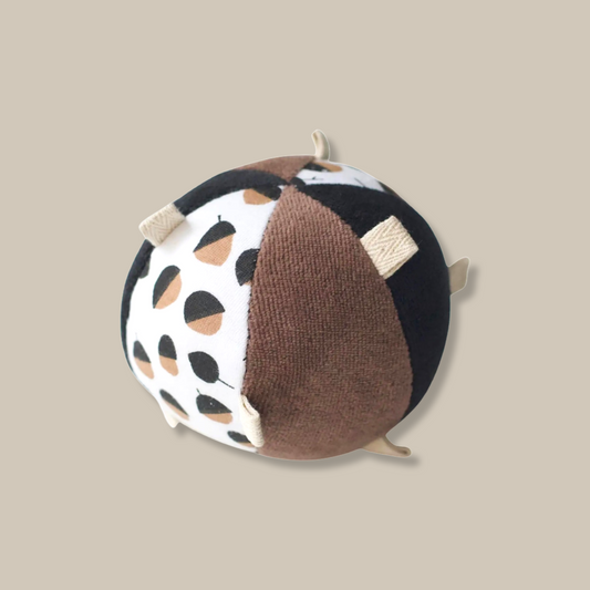 Taggy Ball with Rattle - Acorn Wee Gallery