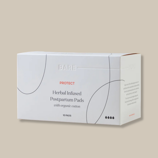 Herbal Infused Postpartum Pads Bare Mum