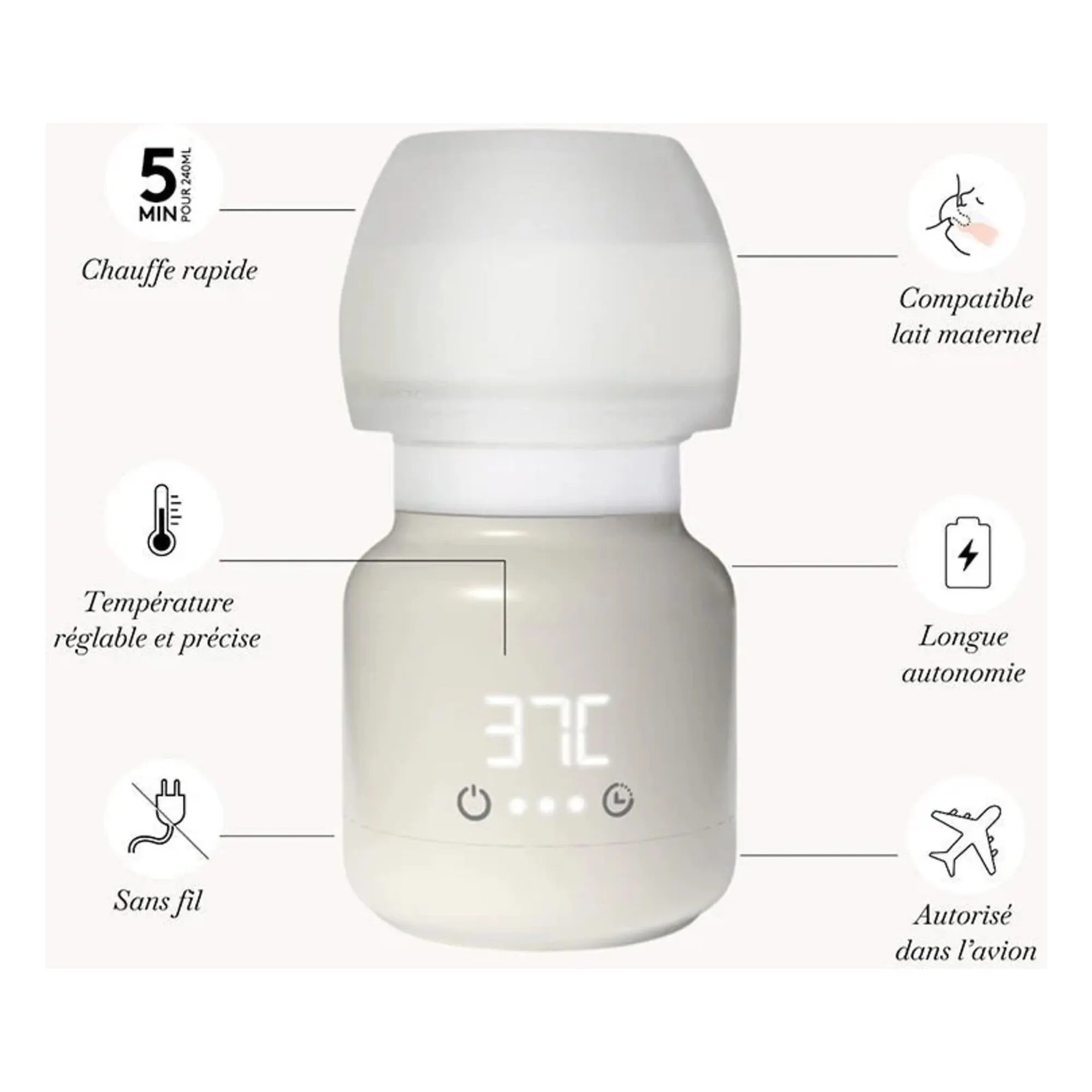 Elhée TooGo Bottle Warmer