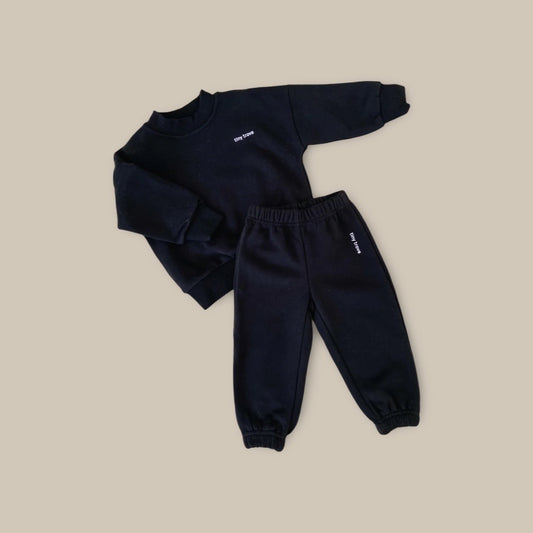 Woodie Logo Tracksuit - Black