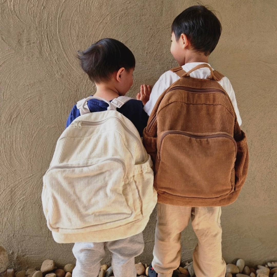 dickies camel corduroy mini backpack Corduroy Kid's Backpack