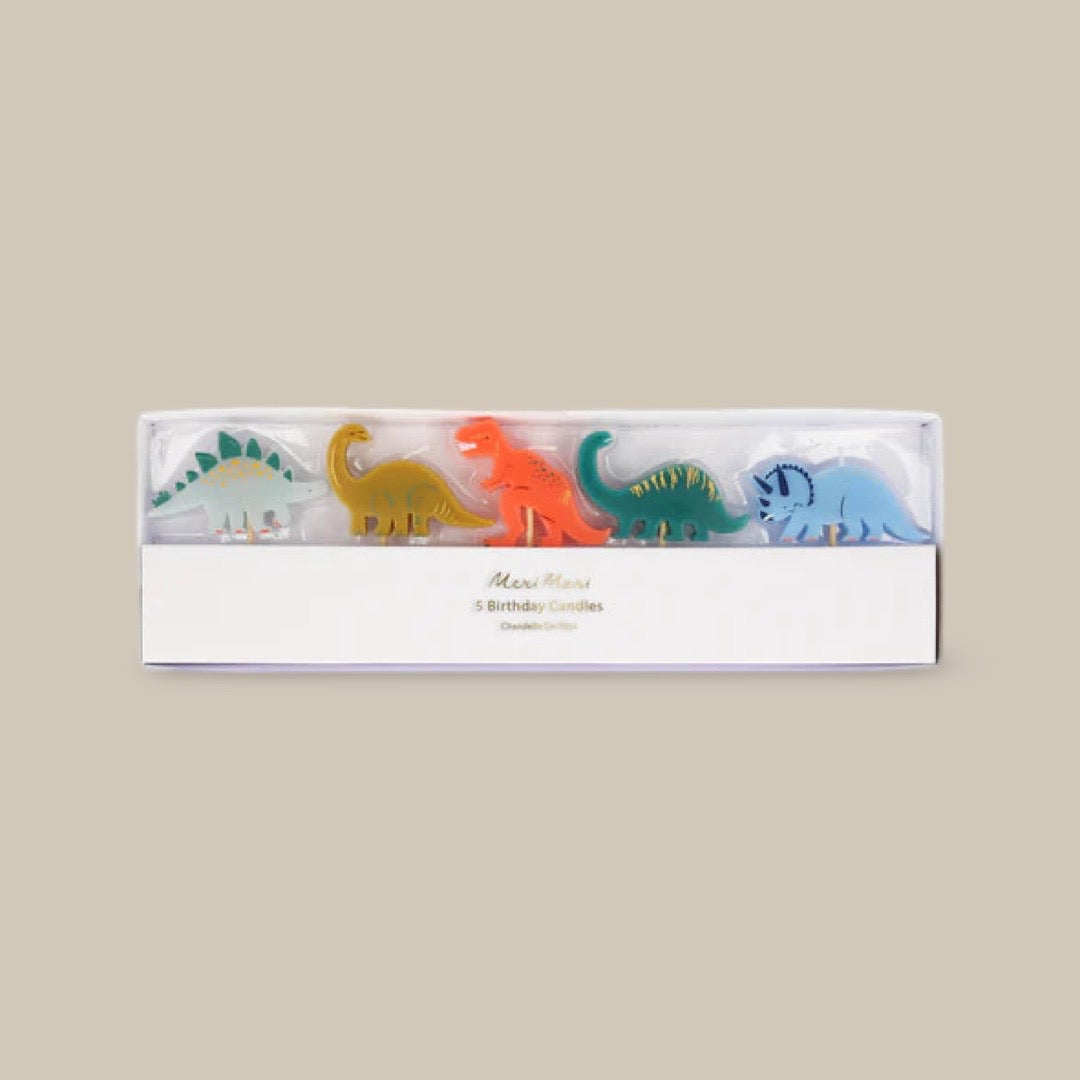 Dinosaur Candles - Pack of 5