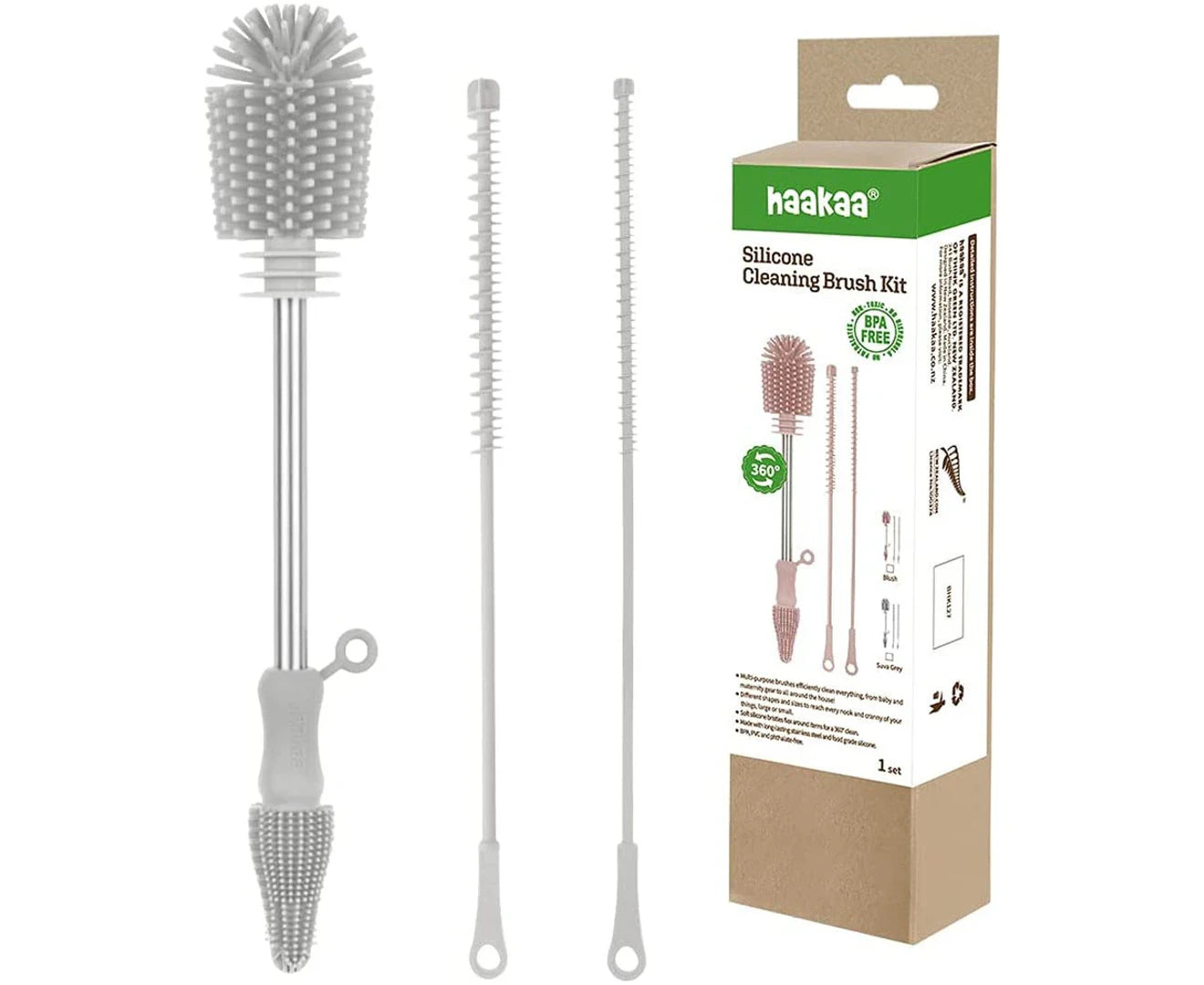 Silicone Cleaning Brush Kit