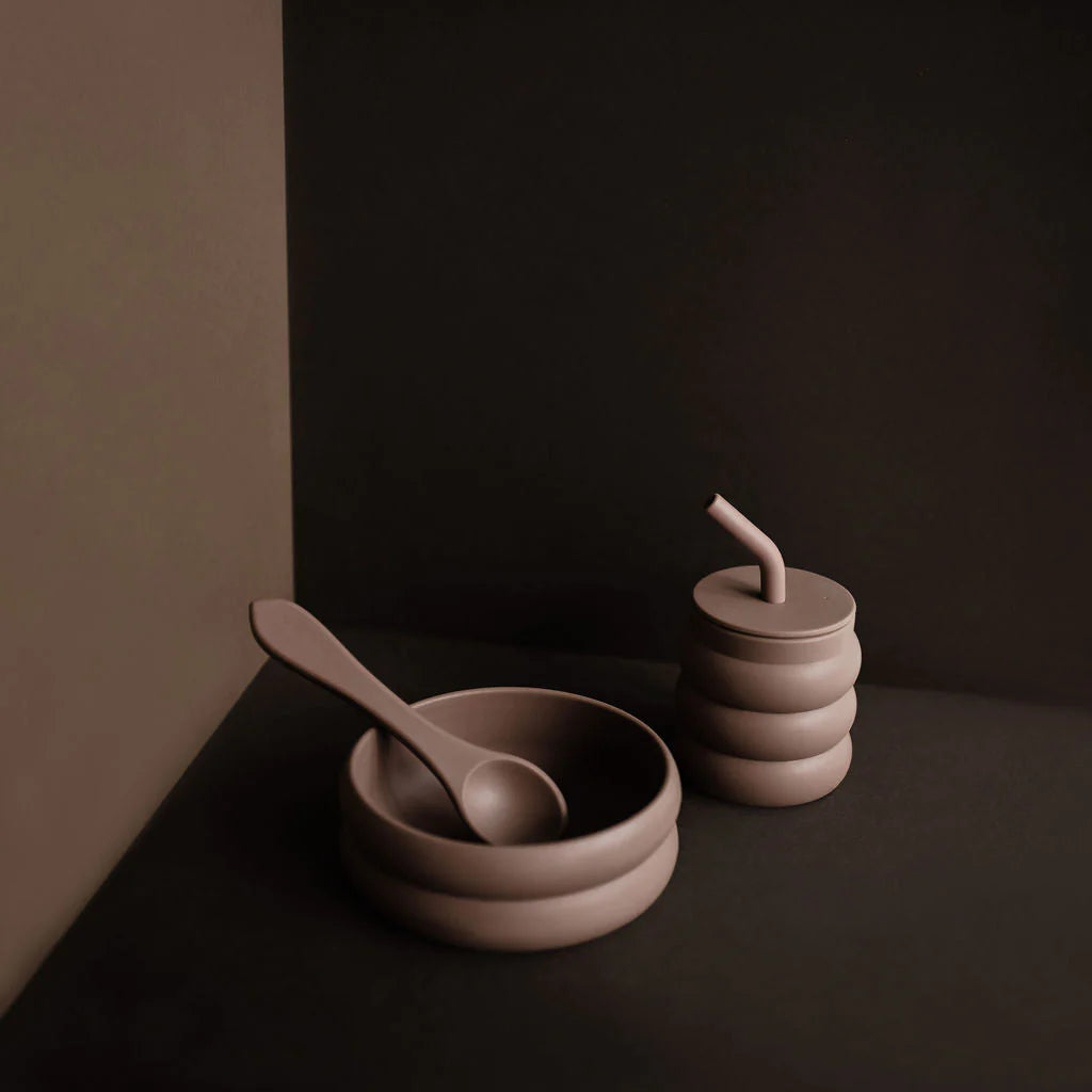 The Breakfast Set - Silicone Cup, Bowl and Spoon