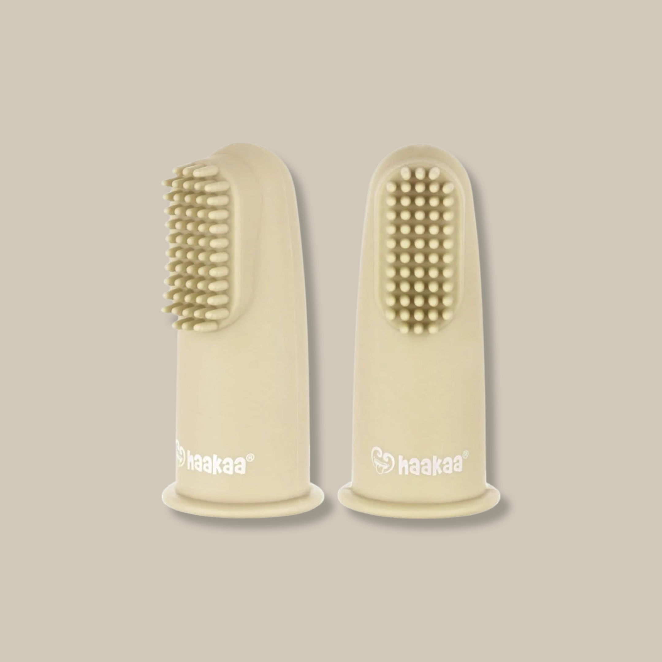 Silicone Finger Toothbrush (2pk) Haakaa