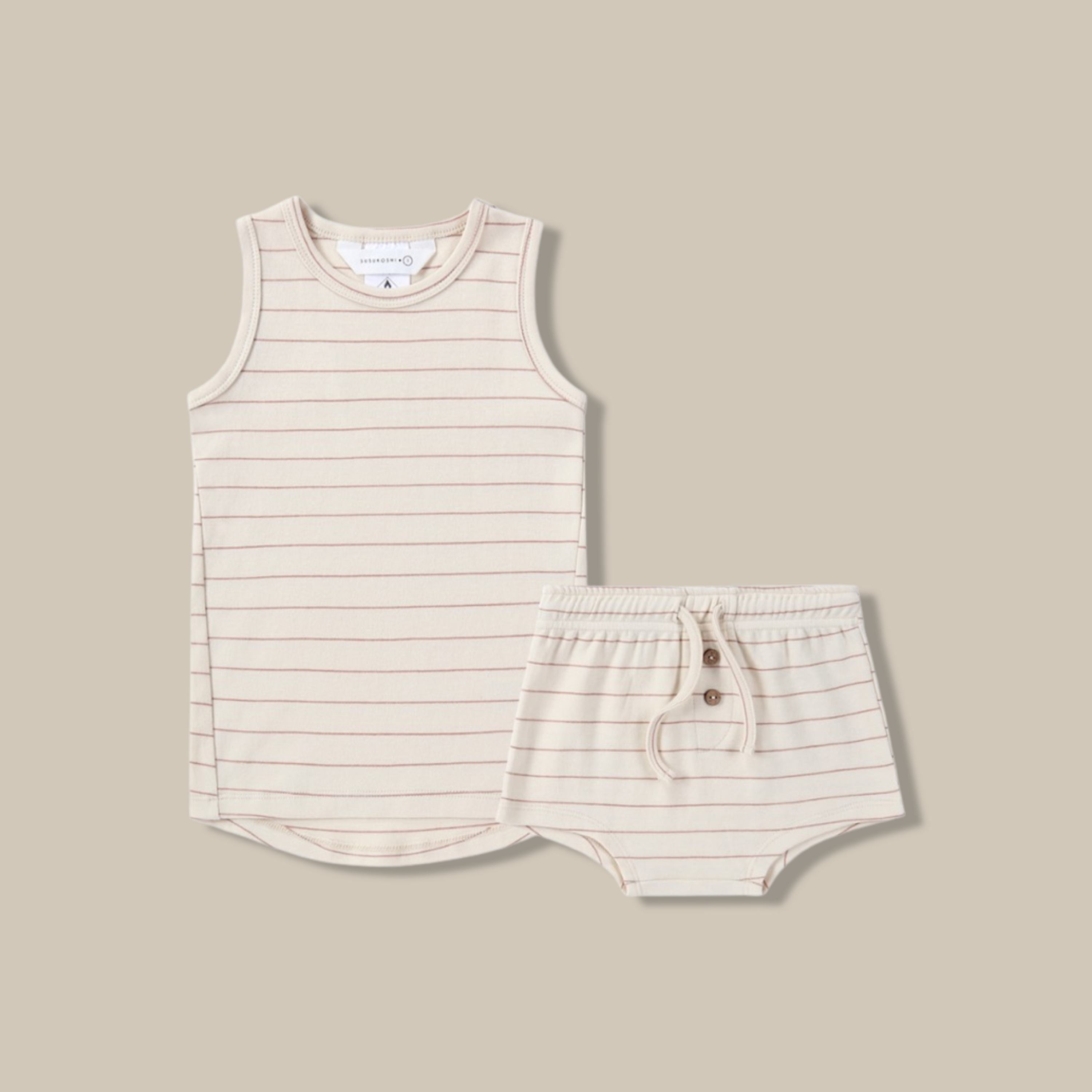 Organic Singlet Shorties PJs Susukoshi